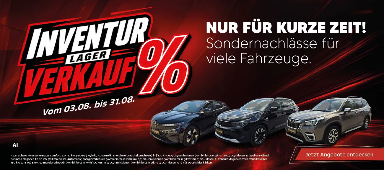 Inventurverkauf