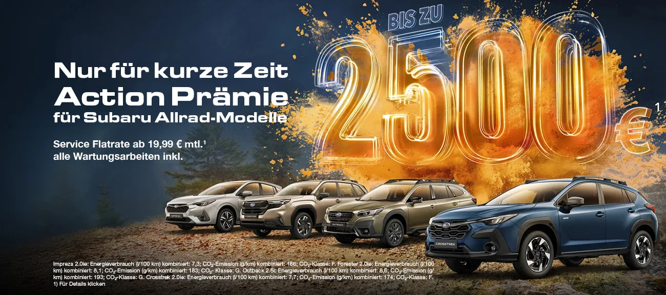 Subaru Allrad-Prämie