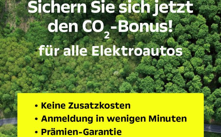  CO2-Bonus für e-Fahrzeuge