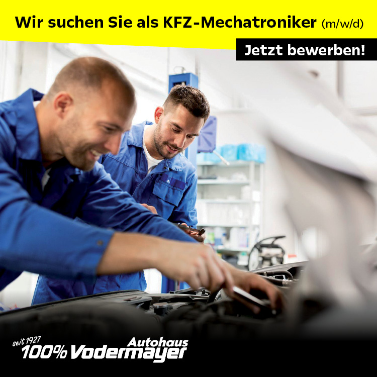 Kfz-Mechatroniker/in (m/w/d) im Autohaus Vodermayer Stellenangebot Rosenheim