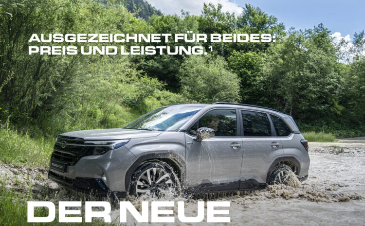  Neuer Subaru Forester – Allradauto des Jahres