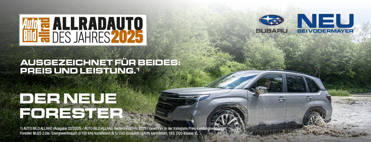 HEADER Subaru Forester Allradauto des Jahres